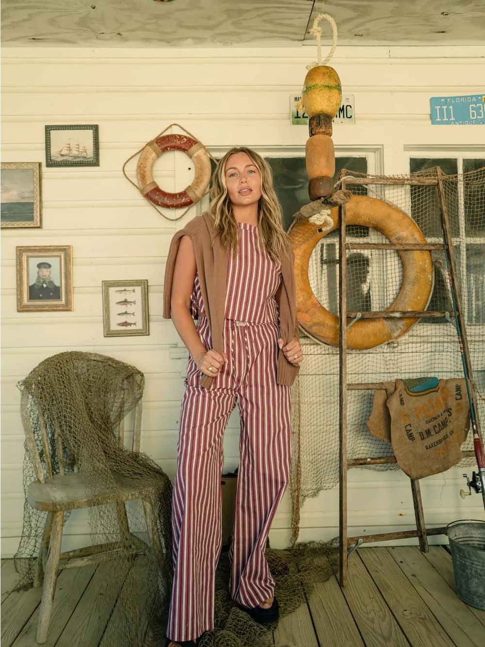 Tribe Kelley women’s Grayton stripe set